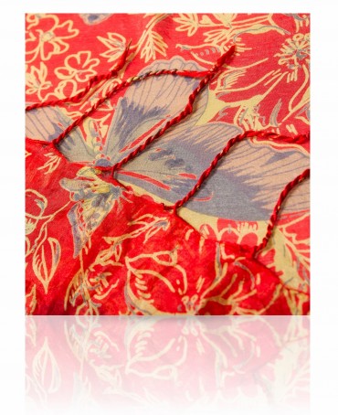 Палантин Женский S-BUTTER.GRAFITI/RED